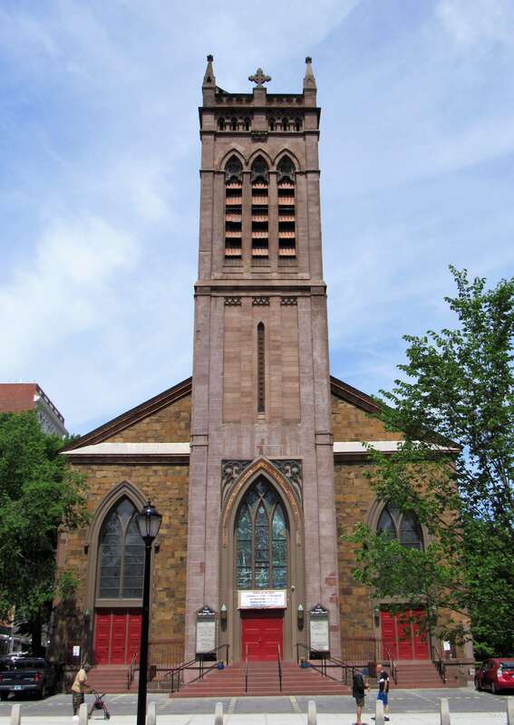 Trinity Church on the Green in New Haven, Connecticut.
