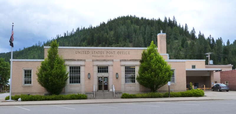 The historic U.S. Post Office (built 1935–1936), located at 403 Cedar Street in Wallace, Idaho, United States, is listed on the US National Register of Historic Places. It is additionally a contributing resource in the National Register-listed