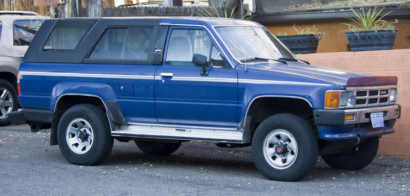 1986 Toyota 4Runner (first generation), base model equipped with the fuel injected 22R-E engine.