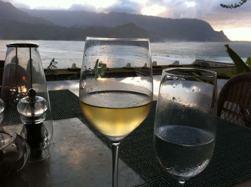 Last dinner in Kauai at the St Regis