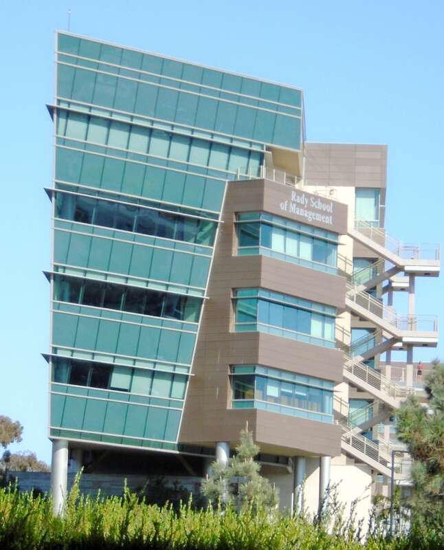 The Rady School of Management is the  University of California, San Diego' business school.  It was established in 2001, and is located on the UCSD campus in La Jolla, San Diego, California.  The school has two buildings, Otterson Hall, which was