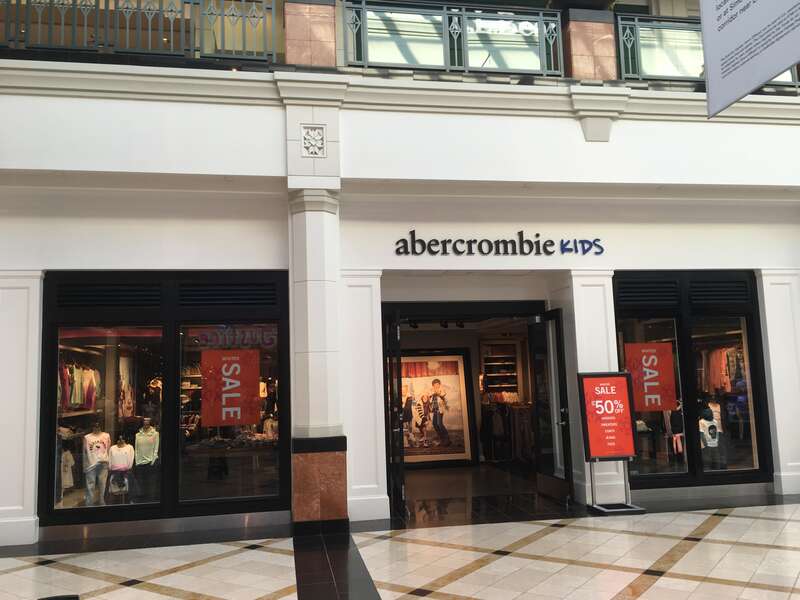 The abercrombie kids store at the King of Prussia Mall in King of Prussia, Pennsylvania