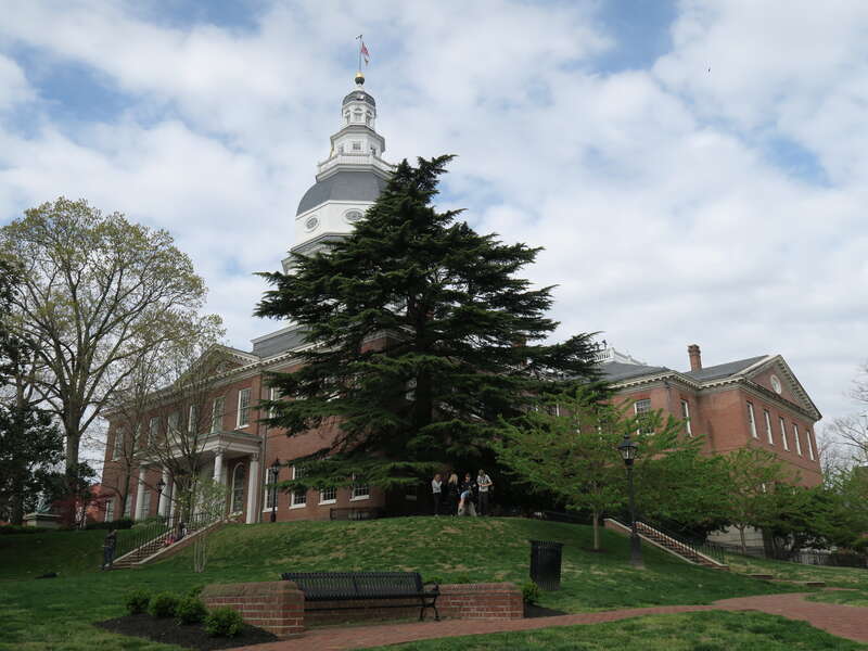 USA's ældste, stadigt fungerende parlamentsbygning.