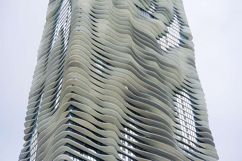Radisson Blu hotel exterior, Chicago, USA