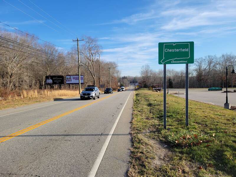 Chesterfield sign, Chesterfield Connecticut
