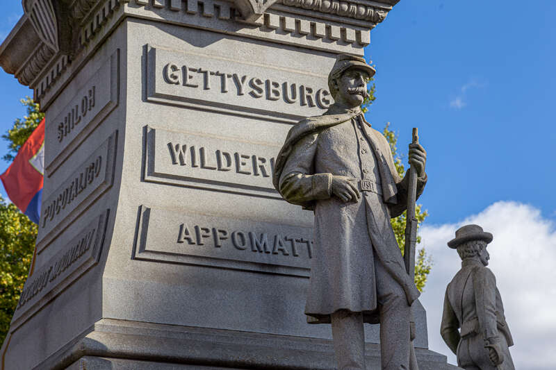 Civil War Memorial in Easton, PA