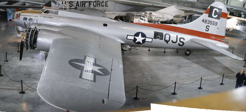 c/n 368. US military serial 56-6701. Built as B-17G-85-DL. On display at Strategic Air Command &amp;amp; Aerospace Museum, Ashland, Nebraska, USA. 7th April 2018