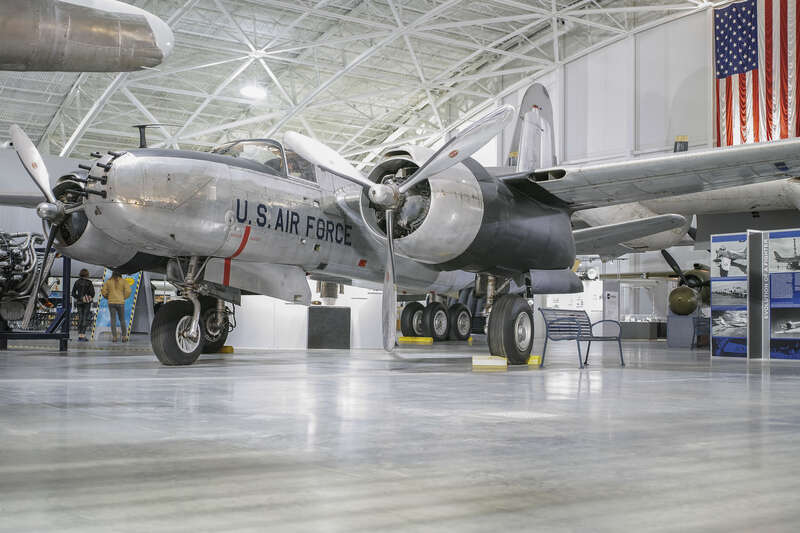c/n 27944. US military serial 44-34665. Built as A-26B-66-DL and converted to TB-26B in January 1948. In August 1957, converted to a VB-26B.  On display at Strategic Air Command &amp;amp; Aerospace Museum, Ashland, Nebraska, USA. 7th April 2018