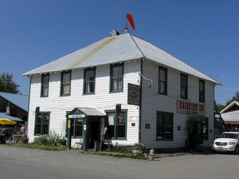 Fairview Inn in Talkeetna. On the NRHP in Matanuska-Susitna Borough.