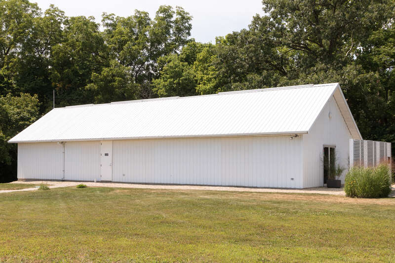 Visitor’s Center, Farnsworth House, Plano, Illinois.