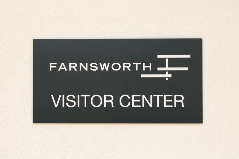 Visitor’s Center, Farnsworth House, Plano, Illinois.