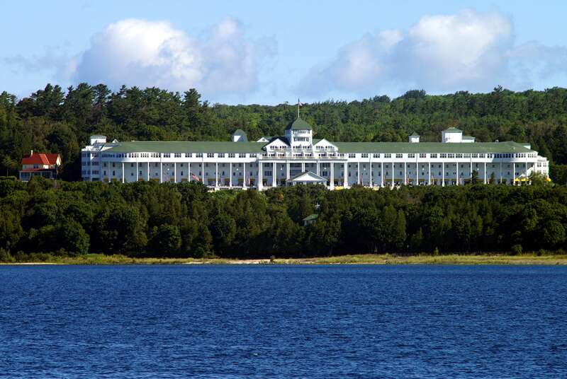 The Grand Hotel on Mackinac Island, Michigan USA