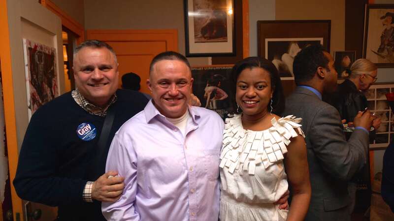 Celebrating advances in LGBTQI equality in our nation's capital, including the most protective health environment in the United States, with Washington, DC Mayor Vince Gray
