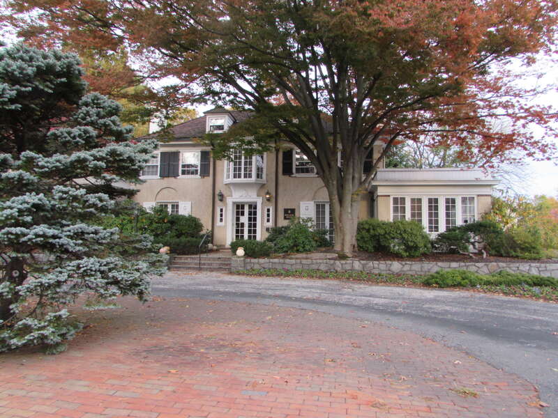 Front of the Holladay-Harrington House, on the National Register of Historic Places, in Greenville, Delaware.