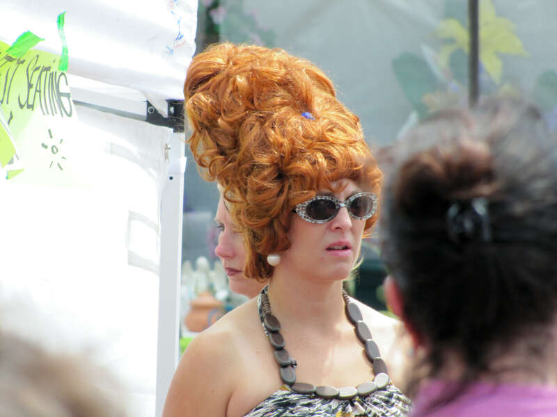 A typical &quot;Hon&quot; at HonFest, a celebration of 1960s Baltermorese style held annually in the Hampden neighborhood of Baltimore, Maryland.