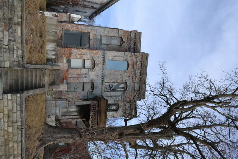 The Myron Hurd Duplex, 607 N 10th St., St. Joseph, Missouri. Part of the Cathedral Hill Historic District.