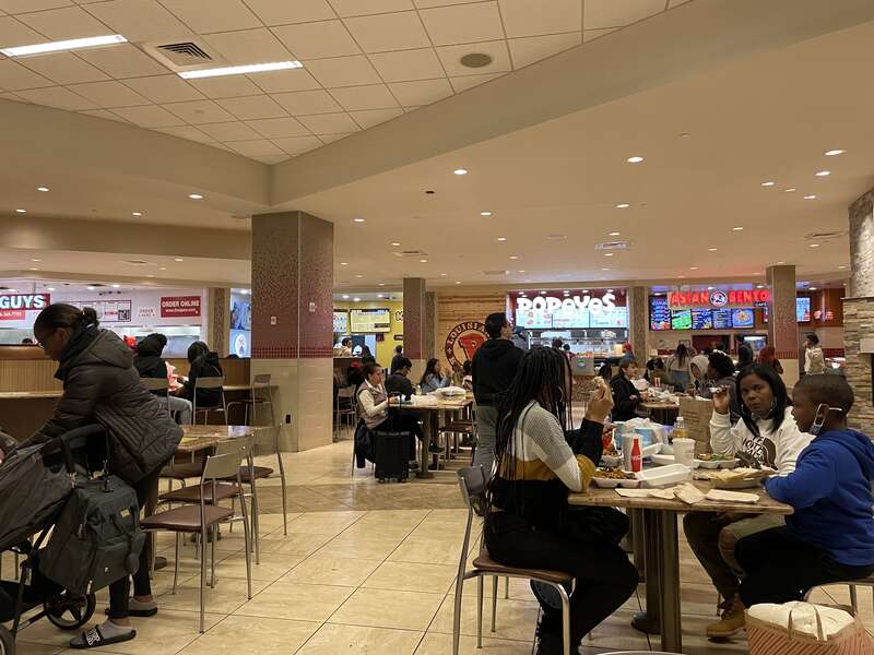 The Plaza food court at the King of Prussia Mall in King of Prussia, Pennsylvania