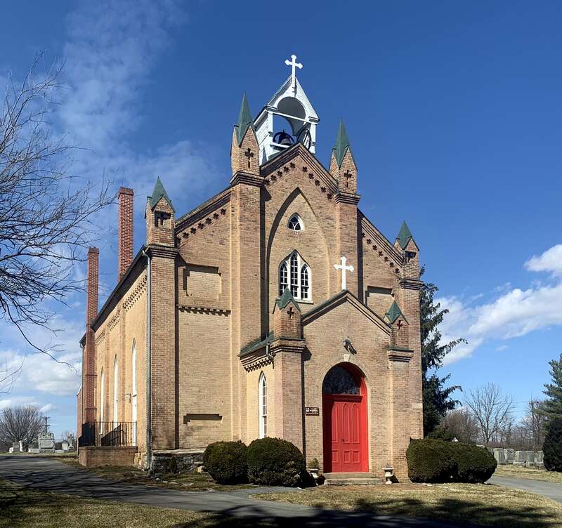 Meade Memorial Episcopal Church is a historic building in the White Post Historic District in White Post, Virignia.