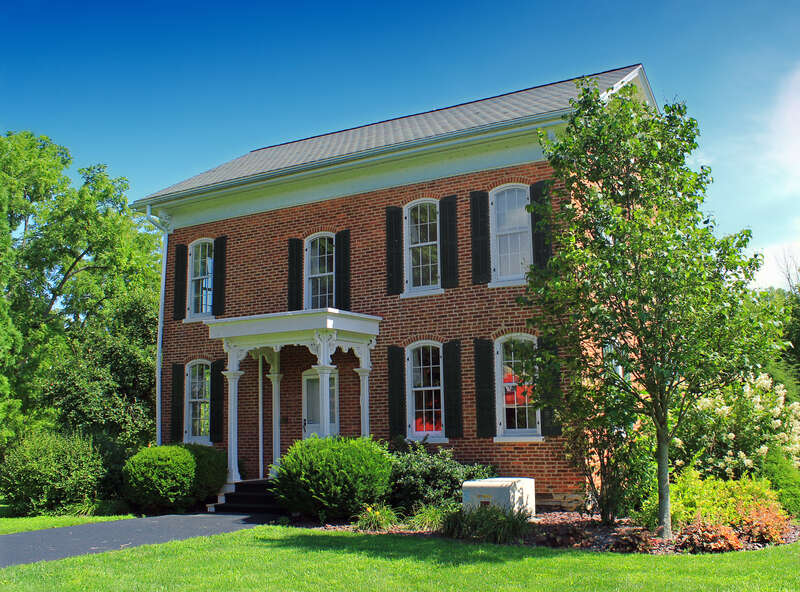 Restored Victorian-era farmhouse, Montour Preserve, Montour County.