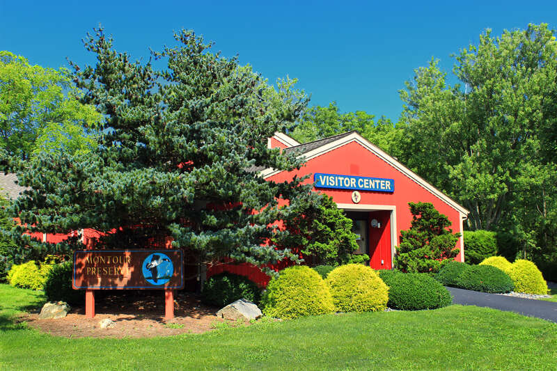 Visitor center, Montour Preserve, Montour County.