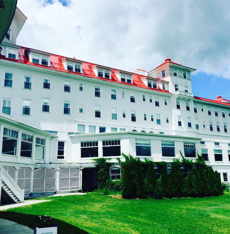 This is a photo taken at the Mount Washington Hotel in Bretton Woods, New Hampshire in the summer of June, 2017.