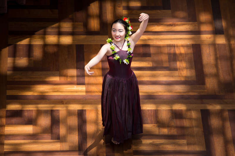 During the Honolulu Festival activities.