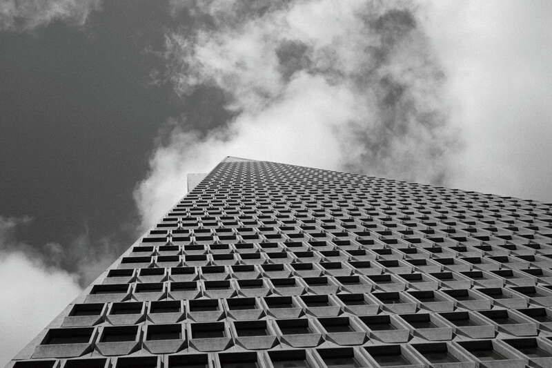 500px provided description: Pyramid [#city ,#buildings ,#pyramid ,#urban ,#architecture ,#cityscape ,#film ,#building ,#black and white ,#california ,#skyline ,#san francisco]