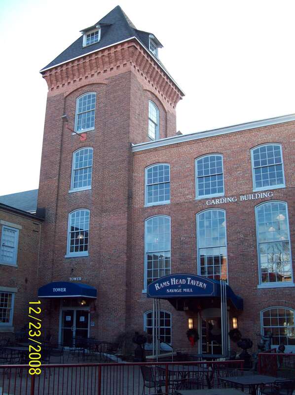 Savage Mill Tower, Savage, Maryland, December 2008