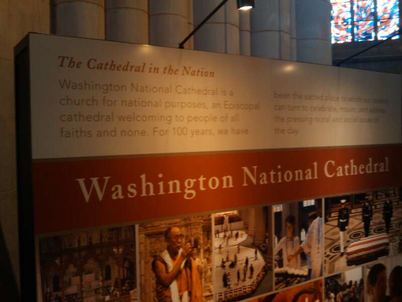 That's very interesting, a &quot;cathedral welcoming to people of all  faiths and NONE&quot;