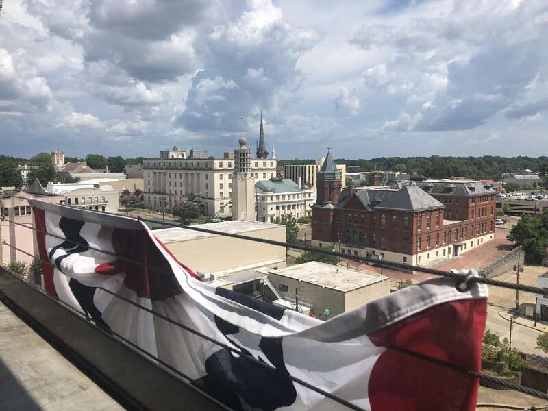 Image from Vicksburg, Mississippi, taken on July 4, 2018.