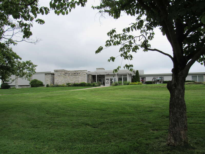 The visitor center at Antietam National Battlefield in Maryland.