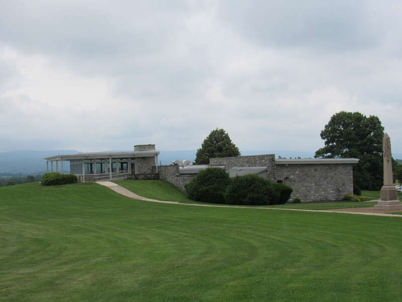 The visitor center at Antietam National Battlefield in Maryland.