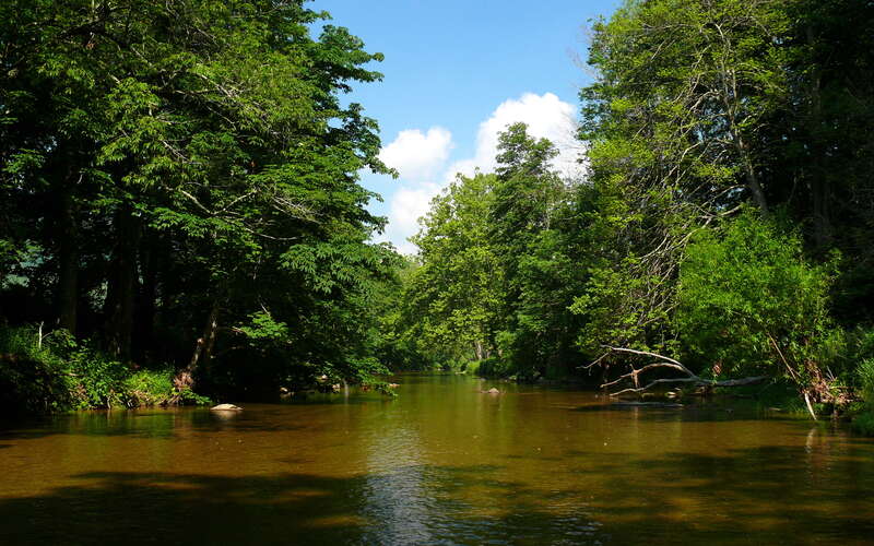 The Watauga River.Photo taken with a Panasonic Lumix DMC-FZ50 near the village of Valle Crucis in Watauga County, NC, USA.