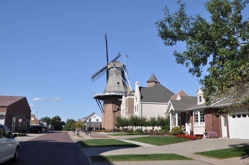 Windmill downtown in Pella IA