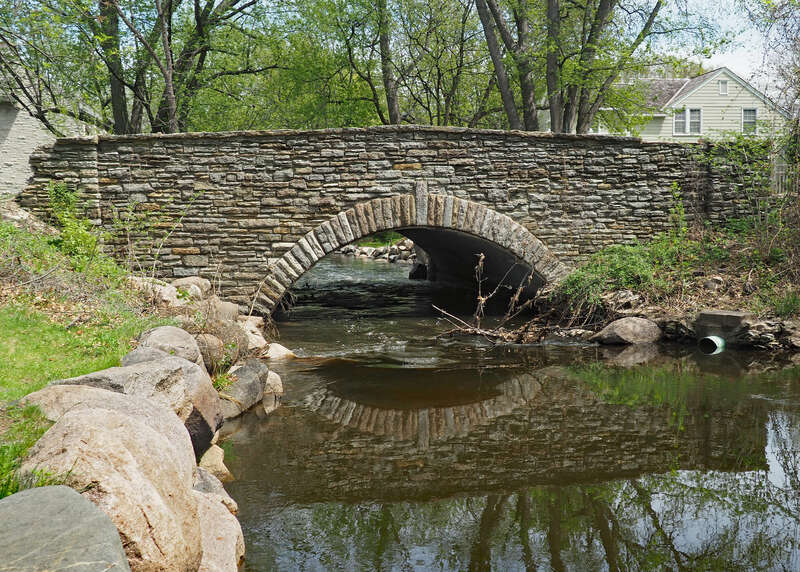 Wooddale Avenue Bridge over Minnehaha Creek, Utley Park, Edina, Minnesota, USA.  Viewed from the west-northwest.  



This is an image of a place or building that is listed on the National Register of Historic Places in the United States of America.