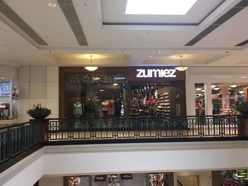 The Zumiez store in the King of Prussia Mall in King of Prussia, Pennsylvania