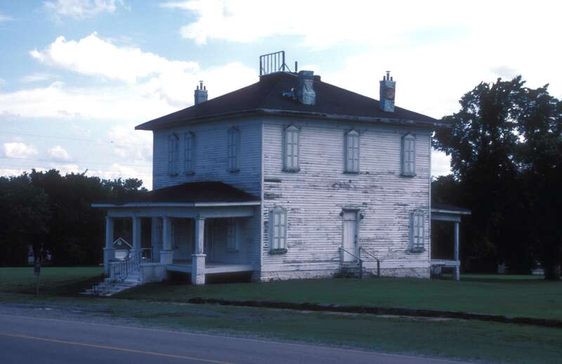 Surgeon's quarters and hospital from the pre-Civil post — built 1868–1871