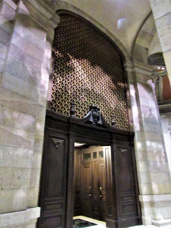 The entrance into the sacristy in the Cathedral of Saint Paul in St. Paul, Minnesota.