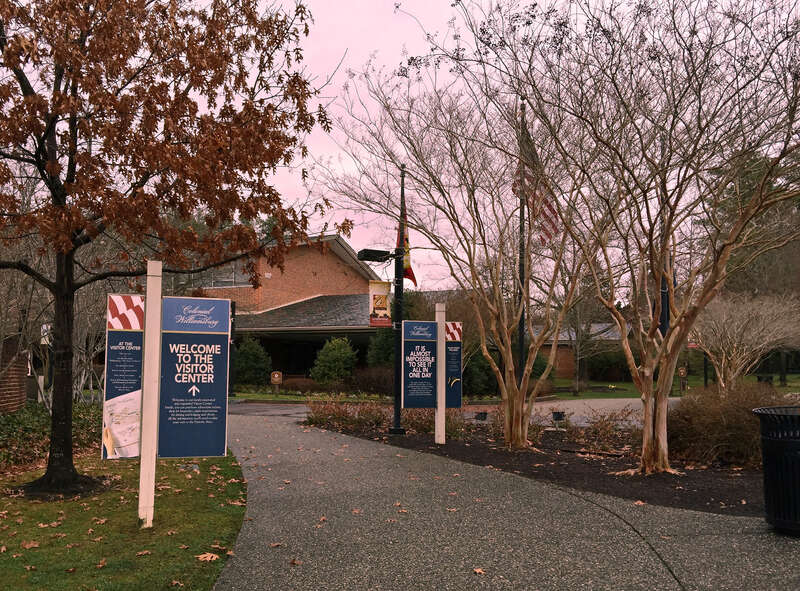 A view of the Colonial Williamsburg Regional Visitor Center.