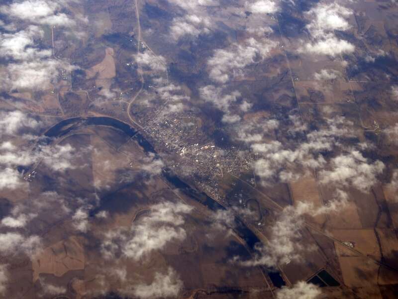 Eldon is a city in Wapello County, Iowa, United States. The population was 927 at the 2010 census. Eldon is the site of the small Carpenter Gothic style house that has come to be known as the American Gothic House because Grant Wood used it for the