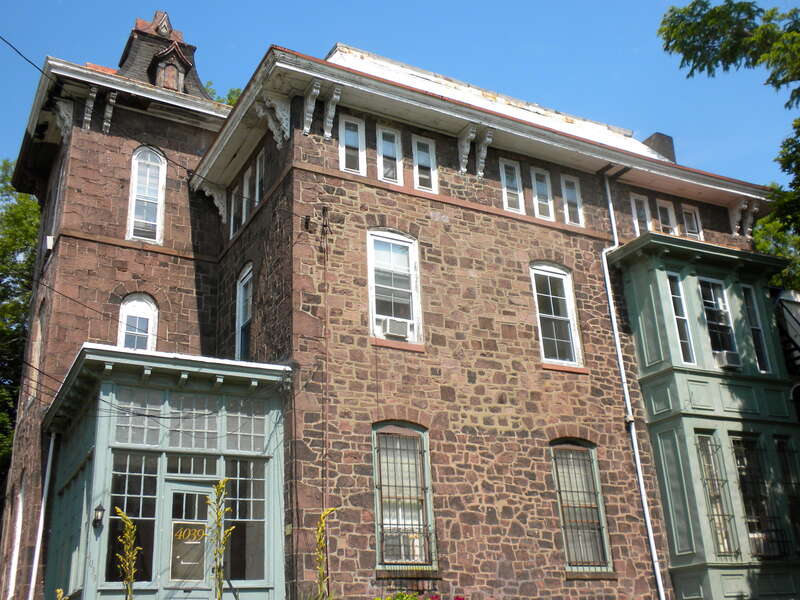 Hamilton Family Estate on the NRHP since June 22, 1979. At 4039–4041 Baltimore Avenue and 4000–4018 Pine Street (this is 4039 Baltimore) in Spruce Hill neighborhood of west Philadelphia.