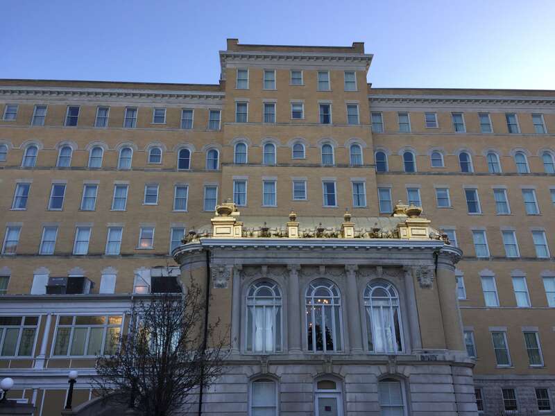 At West Baden Springs Hotel.