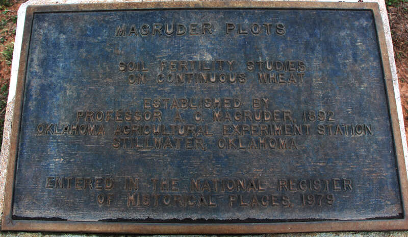 Magruder Plots, Oklahoma State University Stillwater