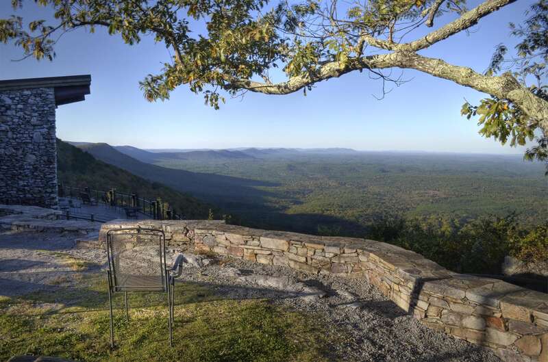 Mountain Chain from Cheaha Restaurant