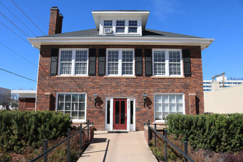 The Nichols Funeral Home Building, located at 832 St. Joseph Street in Rapid City, South Dakota. The property is listed on the National Register of Historic Places.