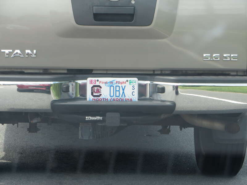 OBX South Carolina Gamecock License Plate