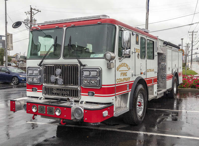 Singerly Fire Department Seagrave Engine 313, Ocean City, Maryland, USA