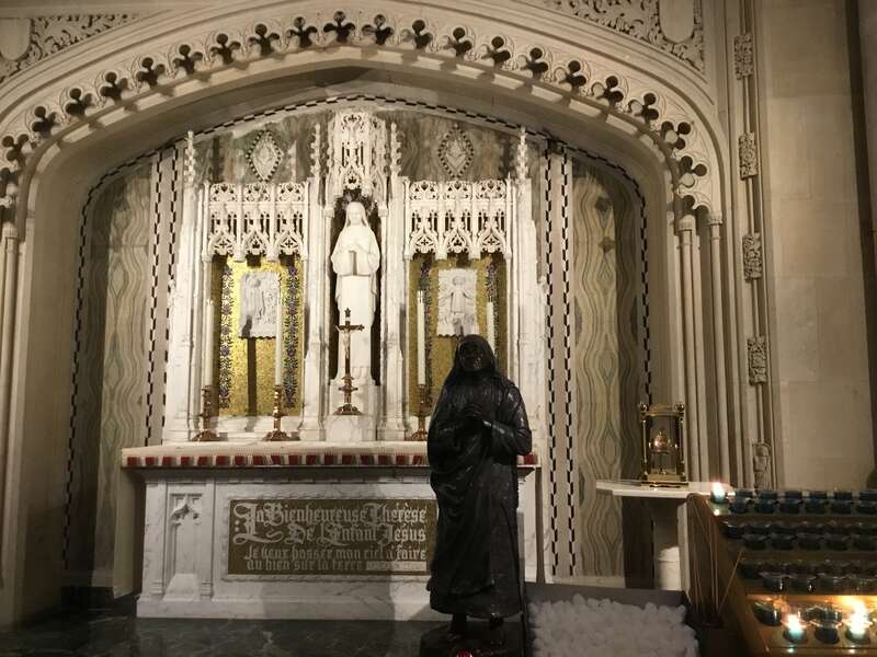 Interior of St Patrick’s Cathedral in December 2021