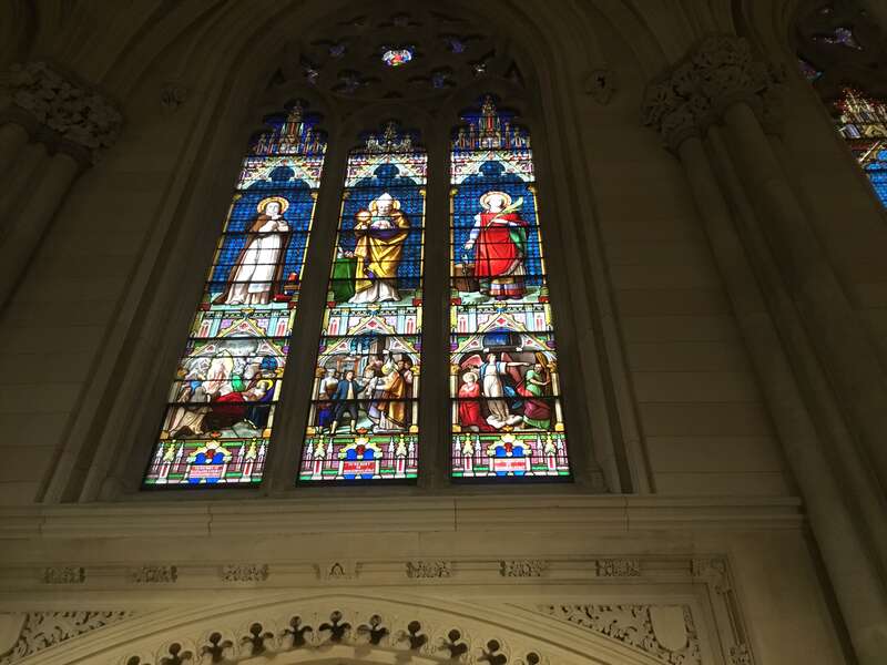 Interior of St Patrick’s Cathedral in December 2021