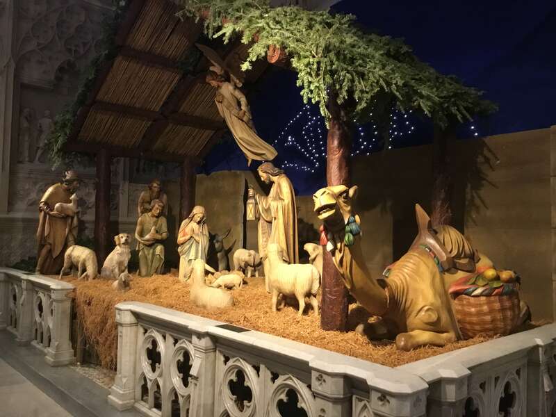 Interior of St Patrick’s Cathedral in December 2021